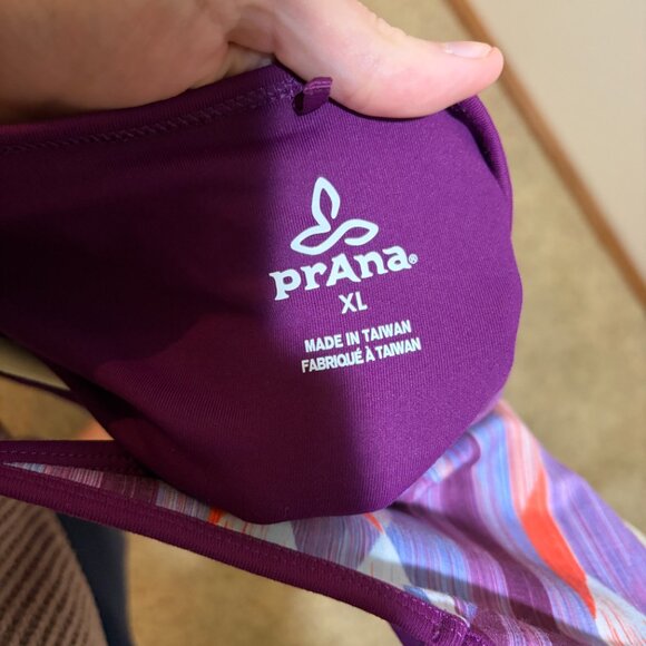 Prana Calico Active Dress Grapevine Gemstone Print Pattern Open Back Sleeveless. - Picture 10 of 10